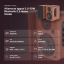 ALTAVOCES IGGUAL 2.0 50W BLUETOOTH 5.3 HOME STUDIO - resumen de atributos