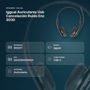 IGGUAL AURICULARES USB CANCELACIÓN RUIDO ENC 3030 - resumen de atributos