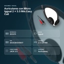 AURICULARES CON MICRO IGGUAL 2 X 3.5 MM EASY CALL - resumen de atributos