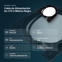 CABLE DE ALIMENTACIÓN IEC C13 2 METROS NEGRO - resumen de atributos