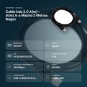 CABLE USB 2.0 A(M) – A(M) A-A MACHO 2 METROS NEGRO - resumen de atributos