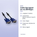 CABLE VGA IGGUAL (M-M) 2M NEGRO - características principales