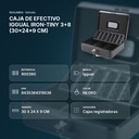 CAJA DE EFECTIVO IGGUAL IRON-TINY 3+8 (30x24x9 CM) - resumen de atributos