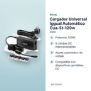 CARGADOR UNIVERSAL IGGUAL AUTOMÁTICO CUA-5T-120W - características principales