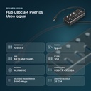 HUB USBC A 4 PUERTOS USBA IGGUAL  - resumen de atributos