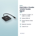 HUB USBC A 1XUSBA 1XHDMI 1XUSBC IGGUAL - características principales