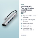 HUB USBC A 5 PUERTOS 3×USBA 1XRJ45 1XUSBC IGGUAL - características principales
