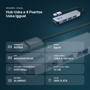 HUB USBA A 4 PUERTOS USBA IGGUAL  - resumen de atributos
