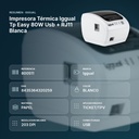 IMPRESORA TÉRMICA IGGUAL  TP EASY 80W USB + RJ11 BLANCA - resumen de atributos