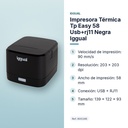 IMPRESORA TÉRMICA TP EASY 58 USB+RJ11 NEGRA IGGUAL  - características principales