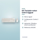 KIT TECLADO+RATON CMK-B IGGUAL - características principales