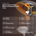 IGGUAL LECTOR CÓDIGO BARRAS 2D BLUETOOTH WIFI 2.4G - resumen de atributos