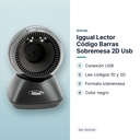 IGGUAL LECTOR CÓDIGO BARRAS SOBREMESA 2D USB - características principales