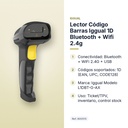 LECTOR CÓDIGO BARRAS IGGUAL 1D BLUETOOTH + WIFI 2.4G - características principales