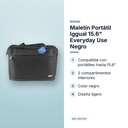 MALETÍN PORTÁTIL IGGUAL 15.6" EVERYDAY USE NEGRO - características principales