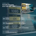 PANTALLA PLEGABLE ECO-COST 100" 16:9 - resumen de atributos
