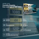 PANTALLA PLEGABLE ECO-COST IGGUAL  120" 16:9 - resumen de atributos
