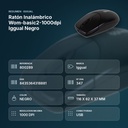 RATÓN INALÁMBRICO WOM-BASIC2-1000DPI IGGUAL NEGRO - resumen de atributos