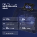 REFRIGERADOR PORTÁTIL IGGUAL 2 VENTILADORES RP2V17A - resumen de atributos