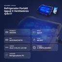 REFRIGERADOR PORTÁTIL IGGUAL 4 VENTILADORES RP4V17 - resumen de atributos