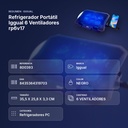REFRIGERADOR PORTÁTIL IGGUAL 6 VENTILADORES RP6V17 - resumen de atributos