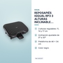 REPOSAPIÉS IGGUAL RP3 3 ALTURAS INCLINABLE 46x34CM - características principales