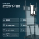 GOLIAT SOPORTE TV IGGUAL RUEDAS 37"-100" 150KG - resumen de atributos