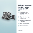 SOPORTE ORDENADOR PORTÁTIL + MÓVIL IGGUAL RPSV17A - características principales