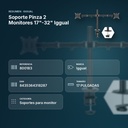 SOPORTE PINZA 2 MONITORES 17"-32" IGGUAL - resumen de atributos