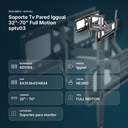 SOPORTE TV PARED IGGUAL 32"-70" FULL MOTION SPTV03 - resumen de atributos