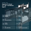 SOPORTE TV PARED 37"-80" FULL MOTION IGGUAL - resumen de atributos