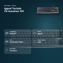 IGGUAL TECLADO CK-BUSSINES 105 - resumen de atributos