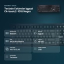 TECLADO ESTÁNDAR IGGUAL CK-BASIC2-105T NEGRO - resumen de atributos