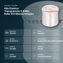 HILO ELÁSTICO TRANSPARENTE 0,8 MM ROLLO 100 METROS INNSPIRO - resumen de atributos