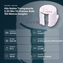 HILO NAILON TRANSPARENTE 0,50 MM 50 GRAMOS ROLLO 150 METROS INNSPIRO - resumen de atributos