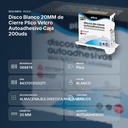 DISCO BLANCO 20MM DE CIERRE PLICO VELCRO AUTOADHESIVO CAJA 200UDS - resumen de atributos