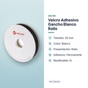 VELCRO ADHESIVO GANCHO BLANCO ROLLO - características principales