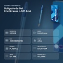 BOLÍGRAFO DE GEL ERICHKRAUSE R-301 AZUL - resumen de atributos