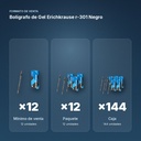 BOLÍGRAFO DE GEL ERICHKRAUSE R-301 NEGRO  - formato de venta: paquete de 12, caja de 144, palé de 1728