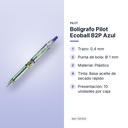 BOLÍGRAFO PILOT ECOBALL B2P AZUL - características principales