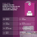 LAMINA FIELTRO ACRÍLICO FUCSIA 30x45 CM 160 g/m² PACK 10 UNIDADES INNSPIRO - resumen de atributos