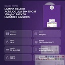 LAMINA FIELTRO ACRÍLICO LILA 30x45 CM 160 g/m² PACK 10 UNIDADES INNSPIRO - resumen de atributos