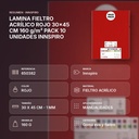 LAMINA FIELTRO ACRÍLICO ROJO 30x45 CM 160 g/m² PACK 10 UNIDADES INNSPIRO - resumen de atributos