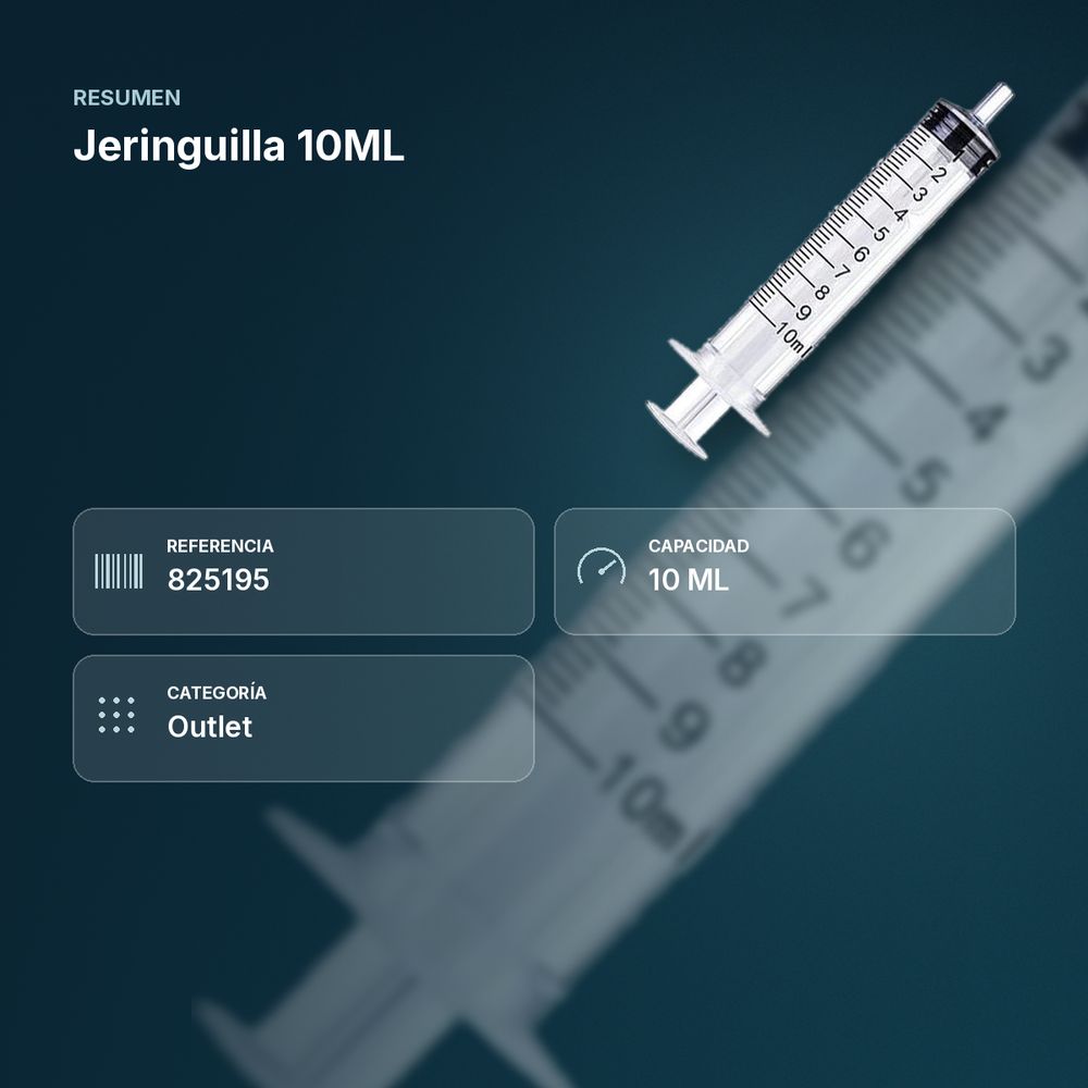 JERINGUILLA 10ML - resumen de atributos
