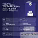 LAMINA FIELTRO ACRÍLICO AZUL FUERTE 30x45 CM 160 g/m² PACK 10 UNIDADES INNSPIRO - resumen de atributos
