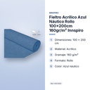 FIELTRO ACRÍLICO AZUL NÁUTICO ROLLO 100X200CM 160GR/M² INNSPIRO - características principales