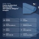 FIELTRO ACRÍLICO AZUL NÁUTICO ROLLO 100X200CM 160GR/M² INNSPIRO - resumen de atributos