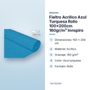 FIELTRO ACRÍLICO AZUL TURQUESA ROLLO 100X200CM 160GR/M² INNSPIRO - características principales
