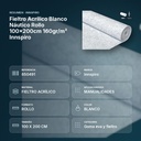 FIELTRO ACRÍLICO BLANCO NÁUTICO ROLLO 100X200CM 160GR/M² INNSPIRO - resumen de atributos