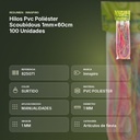 HILOS PVC POLIÉSTER SCOUBIDOUS 1MM×60CM 100 UNIDADES - resumen de atributos
